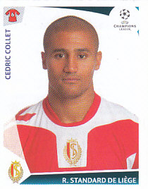 Cedric Collet Standard de Liege samolepka UEFA Champions League 2009/10 #544